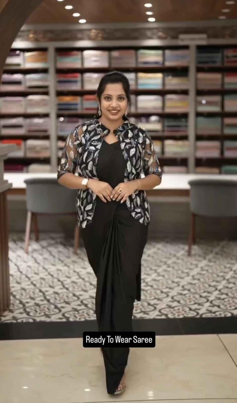Chinnon Silk Ready to Wear Saree
