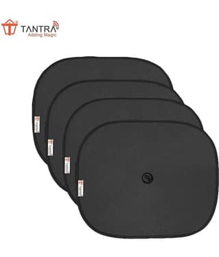SIAGO Car Sun Shade for Side Windows (Black) Pack of 4