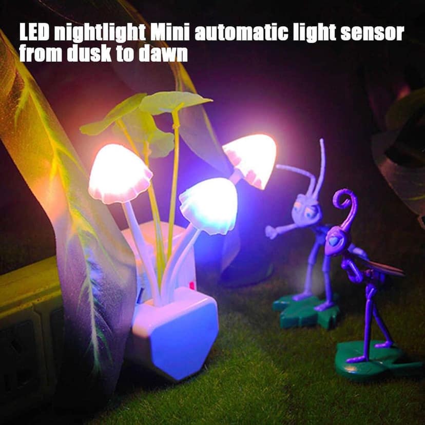 Elecsera Fancy Mushroom Night Lamp (Multicolor) view 4