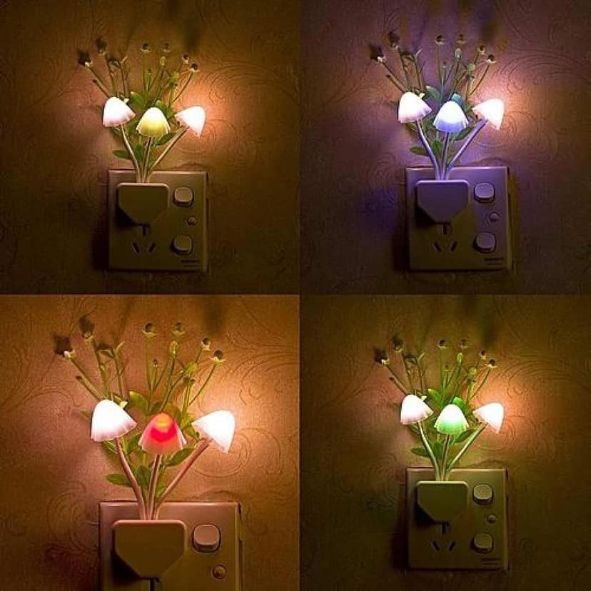 Elecsera Fancy Mushroom Night Lamp (Multicolor) view 5