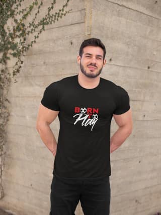 Born to play- Regualr Print Tshirt(S)