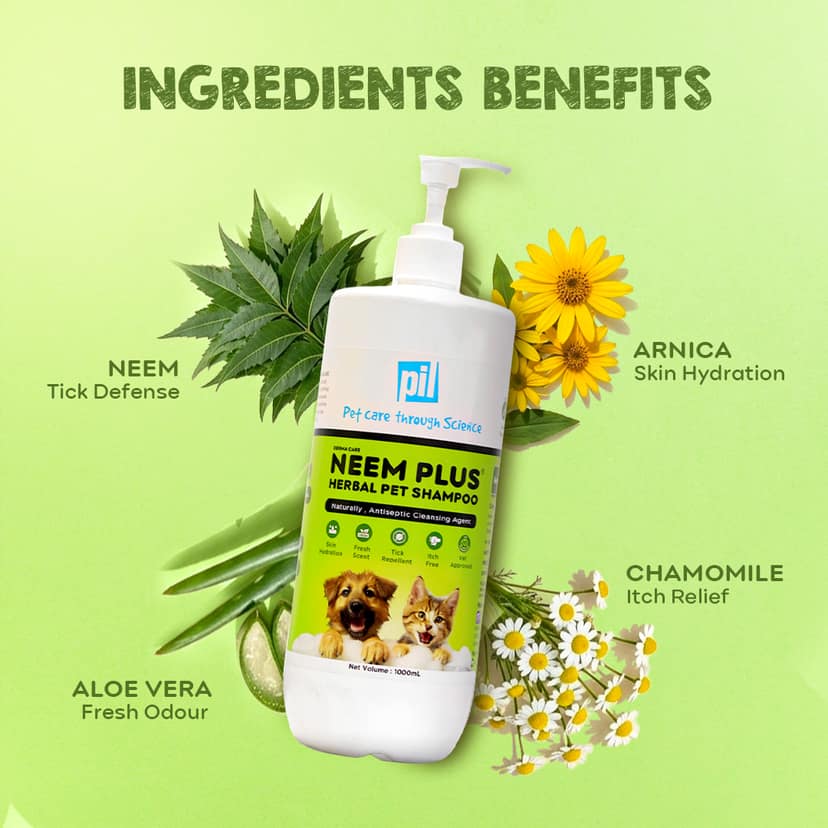 Neem Plus Herbal Pet Shampoo- 1000ml view 3