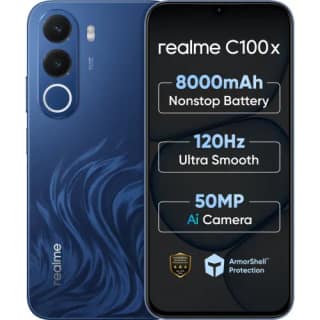 REALME C100X (Deepblue Tides, 4GB RAM, 64GB Storage)