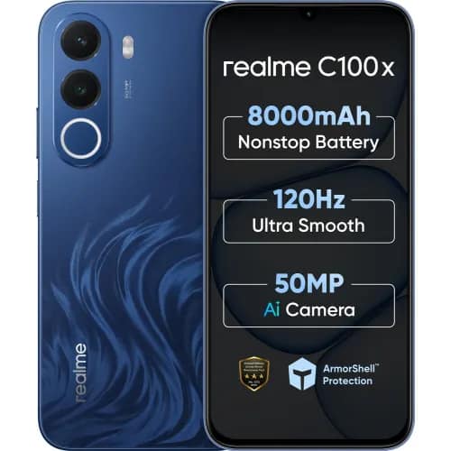 REALME C100X (Deepblue Tides, 4GB RAM, 64GB Storage)