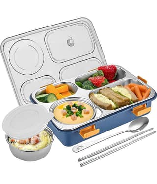 Shopper52 Plastic Lunch Box 4 - Container ( Pack of 1 )