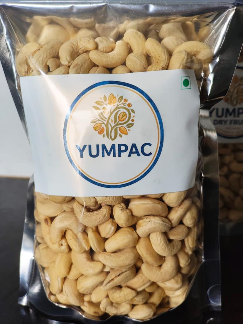 YUMPAC Premium Handpicked Cashews 500gm view 2