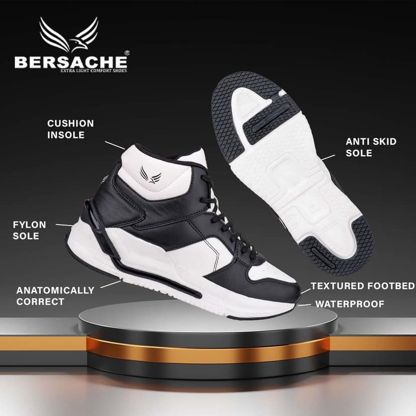 Bersache Sneaker, Loafers ,Casual With Extra Comfort Sneakers For Men's view 4