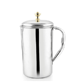 SHINI LIFESTYLE 2 L Water Stainless steel, Lazer print, Heavy steel Water Jug Jug (Stainless Steel)