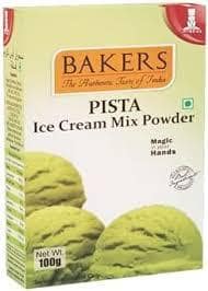 BAKERS PISTA ICE CREAM MIX POWDER 100G