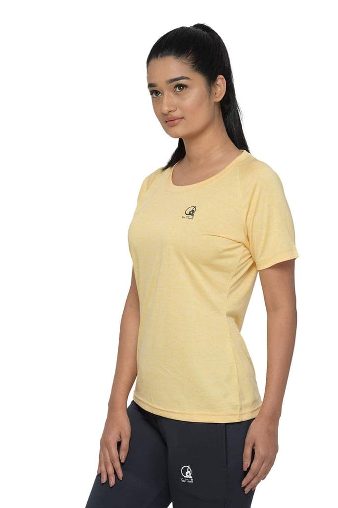 Women's Quick-Dry Raglan Half Sleeves T-Shirt view 4