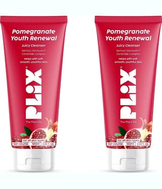 PLIX THE PLANT FIX Set Of 2 Pomegranate Youth Renewal Face Wash - 100 ml Each