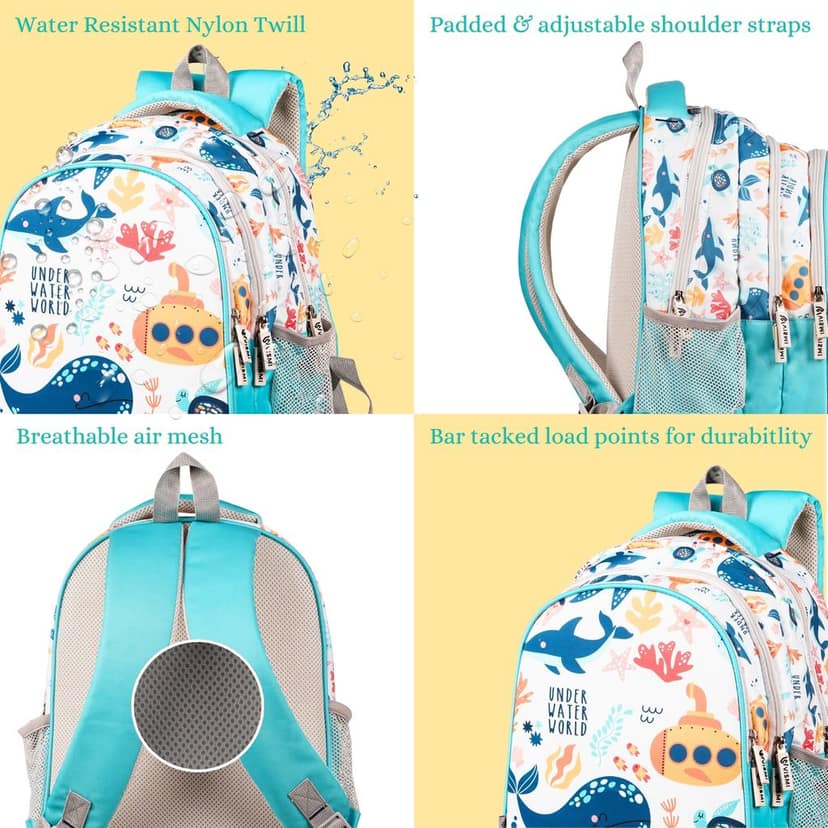 VISMIINTREND School Backpack Bags for Kids | School Bags | Water Resistant | Casual | Picnic | Travel | 5 to 10 Years School Backpack | Bag for Boys | Girls view 8