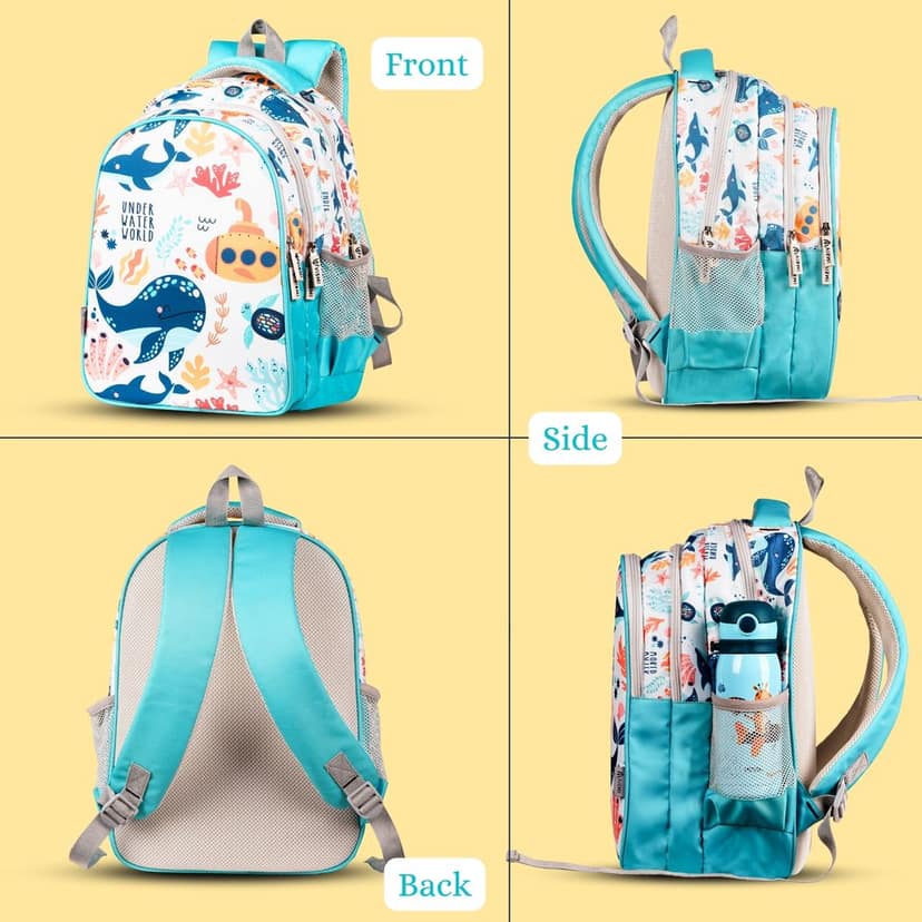 VISMIINTREND School Backpack Bags for Kids | School Bags | Water Resistant | Casual | Picnic | Travel | 5 to 10 Years School Backpack | Bag for Boys | Girls view 9