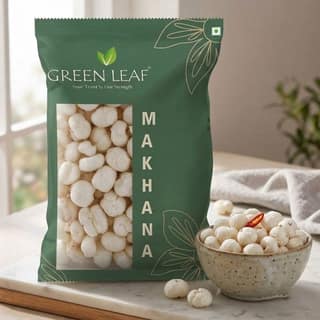 Greenleaf Plain Premium Handpicked Makhana - 250g