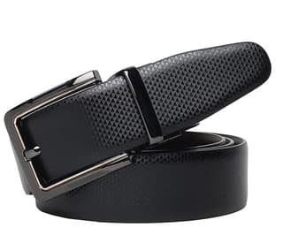 Faux Leather Reversible Belt
