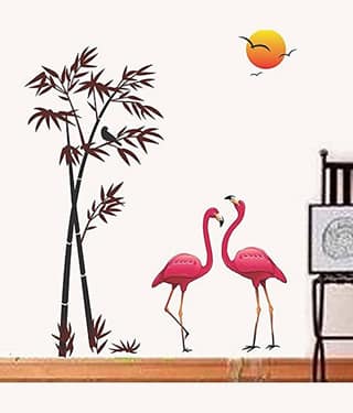 Inkfence Wall Sticker Birds ( 101 x 80 cms )