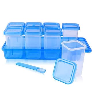 Gluman Plastic Purple Spice Container ( Set of 8 )