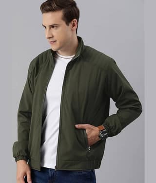 VOXATI Polyester Men's Windcheater Jacket - Grey ( Pack of 1 )