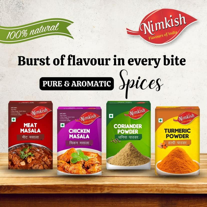 Nimkish Meat Masala | 100g | Himalayan Spice Blend | No Artificial Colours | Made in Kullu view 5