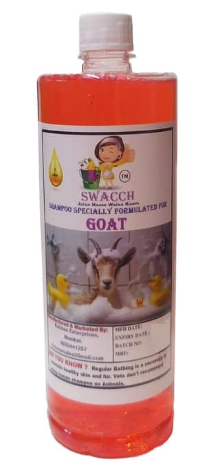 Swacch Shampoo Specially Formulated for Goat (1 Litre) Strawberry