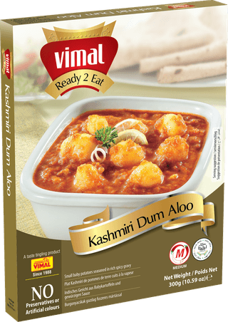 Vimal Ready to Cook and EatKashmiri Dum Aloo Vegetarian Meal with No Added Preservative and Colours - 300g (Pack Of 2)