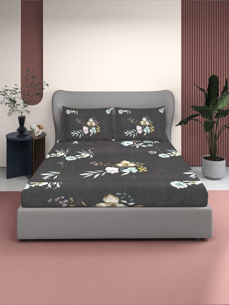 Quirky Home Fantasy Collection King Bedsheet with 2 Pillow Covers