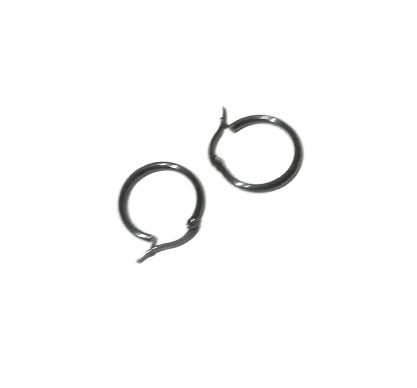 Nawani 1 Pair Mens Jewellery Black Studs Earring/Earring for Men/Boys/Boyfriend. view 3