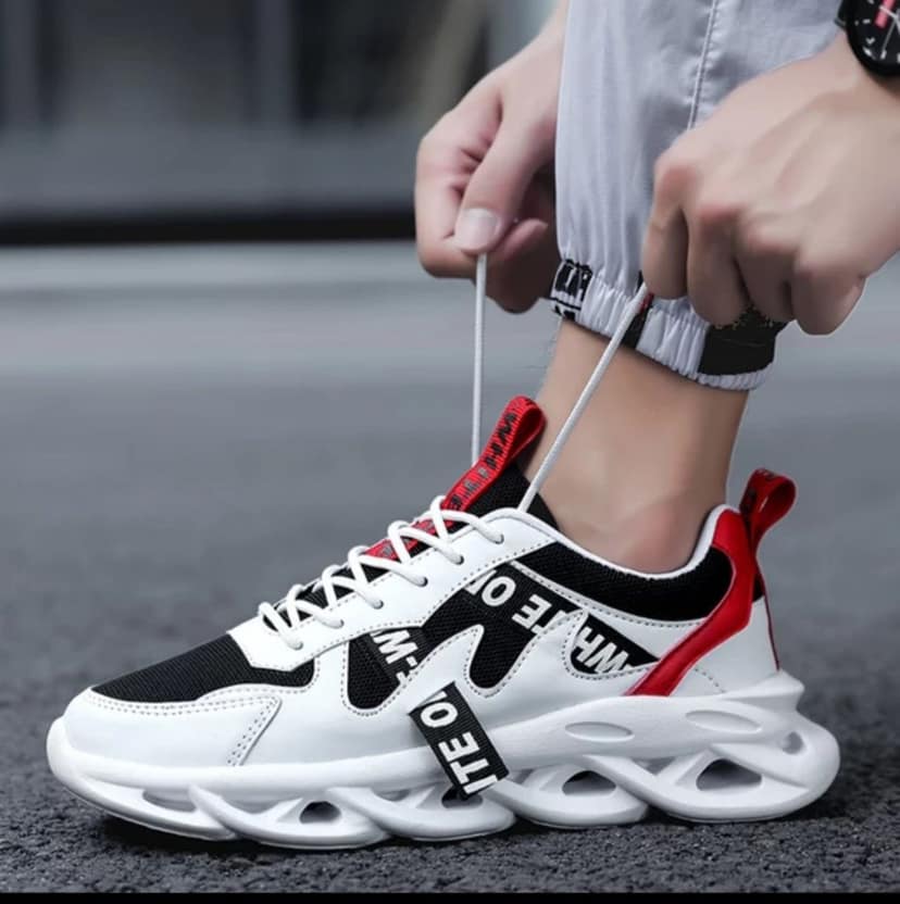 MANSTARK Premium Sneakers Shoes for Men – High-Performance Sports Footwear for Running, Training & Daily Comfort | Ultra Lightweight, Breathable Mesh Design, Anti-Slip Sole Long-Lasting Comfort & Modern Trendy Design for Everyday Active Lifestyle. view 4