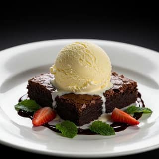 Brownie with Ice Creame