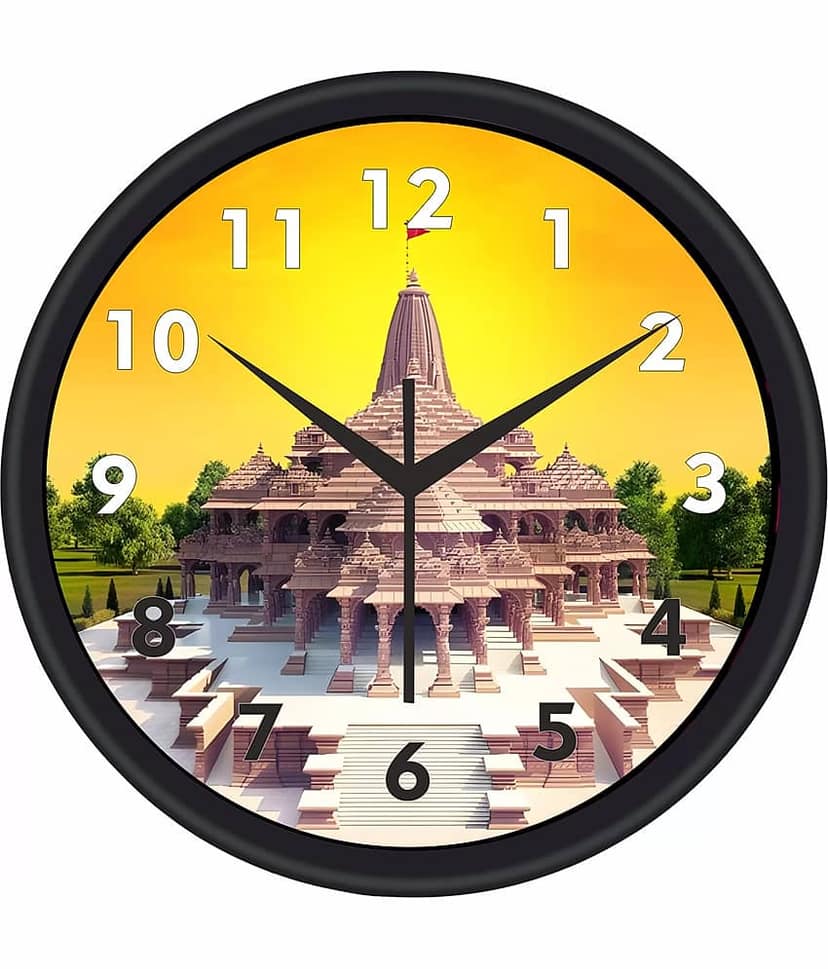 KP CRAFT Circular Analog Wall Clock