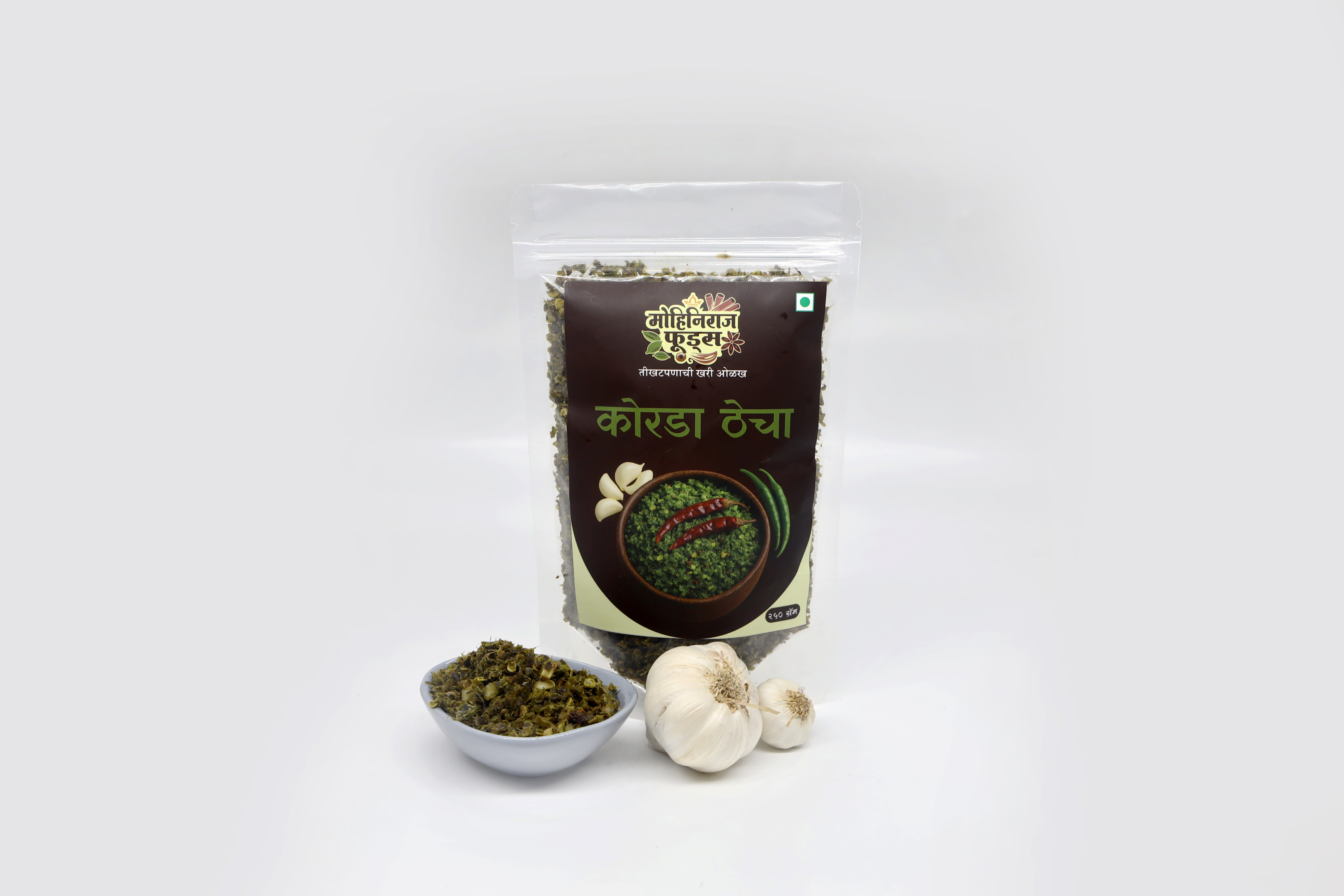 Traditional Dry Red Chilli Spice Mix Korda Thecha view 2