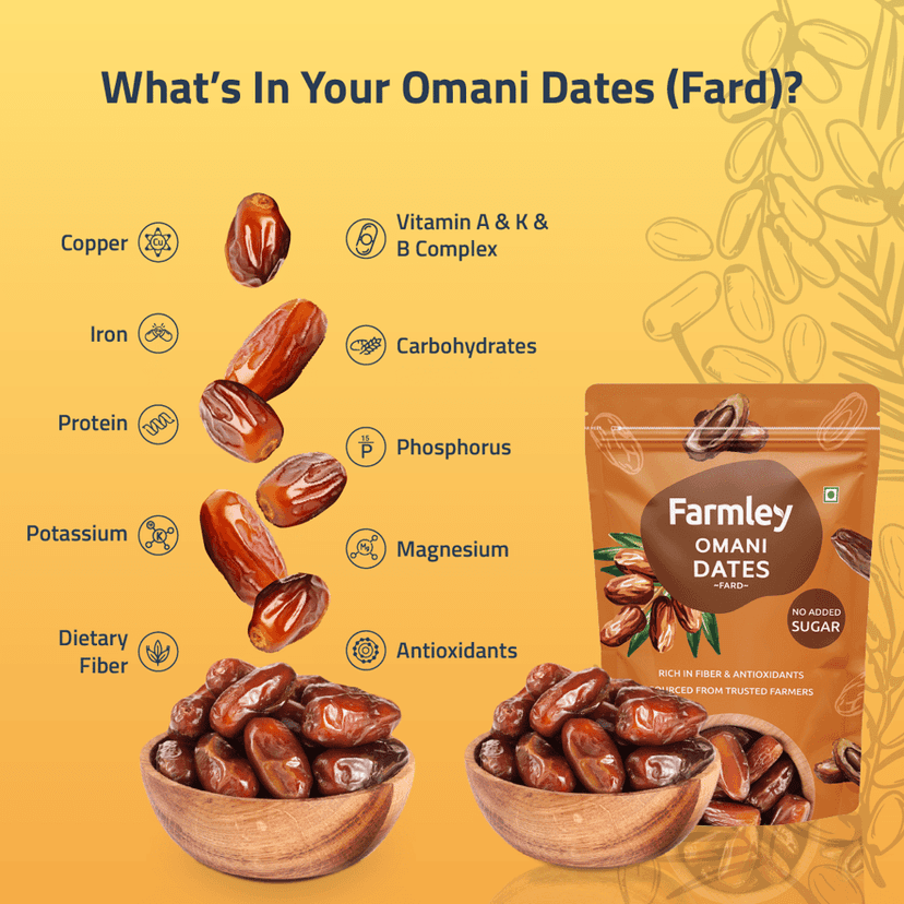 Farmley Premium Fard Dates - 400 g | Khajoor Dry Fruits view 3