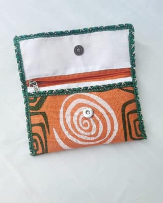 Handmade Jute Ladies Wallet (Multi colour)
