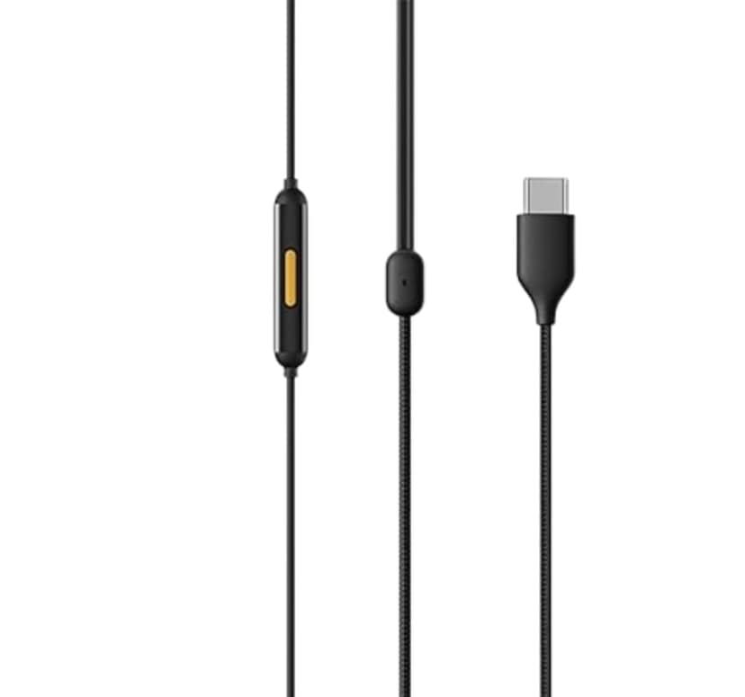 Wired Earphones for Realme Wired USB-C Buds 3 – Type-C in-Ear Headphones with Mic, Crystal Clear Sound & Bass, Compatible with Realme GT Neo 6, 12x, 11 Pro+, Narzo 60 Series 1 Year Warranty view 5