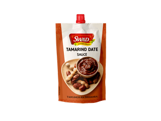 SWAD Tamarind & Date Sauce,Instant Sauces, Spreads and Dips 200 gms, Khatti Meethi Pickles and Chutney, Homemade Style Chatpati Imli Pickles and Chutney - Sweet & Sour Tamarind Sauce(200gm)