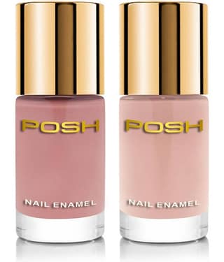 Posh Nail Polish BEIGE Nude Glossy Pack of 3 18 mL