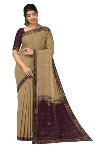 APCO Handloom (A Andhra Pradesh Govt Emporium)- Women's Traditional Pure Handloom Bandar (Polavaram) Cotton Saree | BCS0049