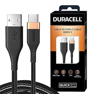 Duracell USB-A To Type C USB Charging Cable