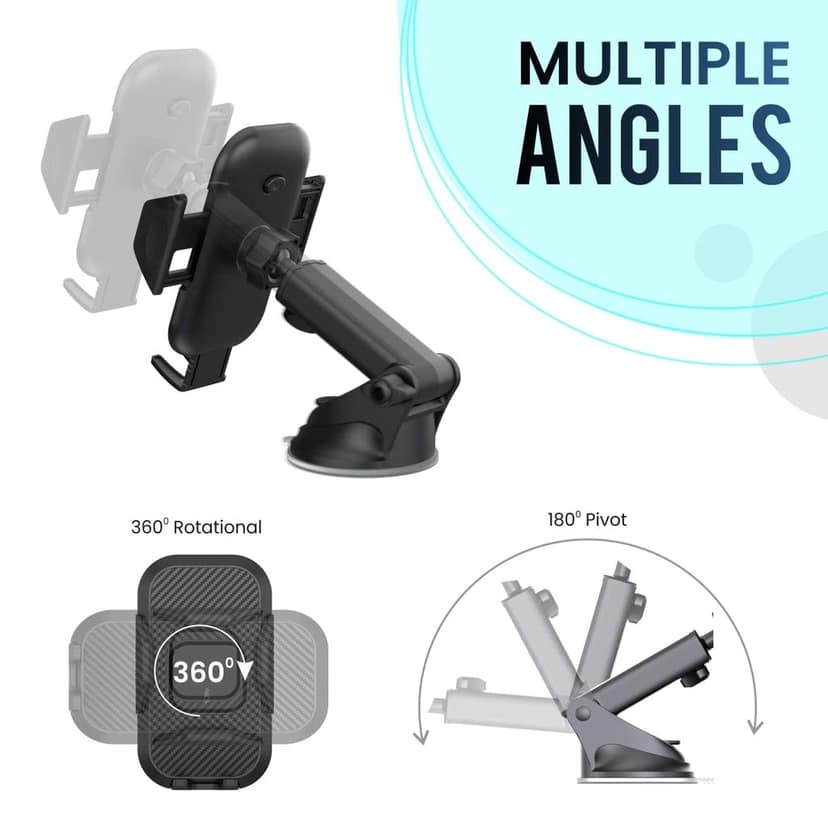 Portronics Clamp M Car Mobile Holder view 5