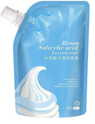 Elecsera Ice Cream Mask Acne Moisturizing Smear Mask Blackheads Remover Mask Cleansing & Shrinking Pores (500 ml)