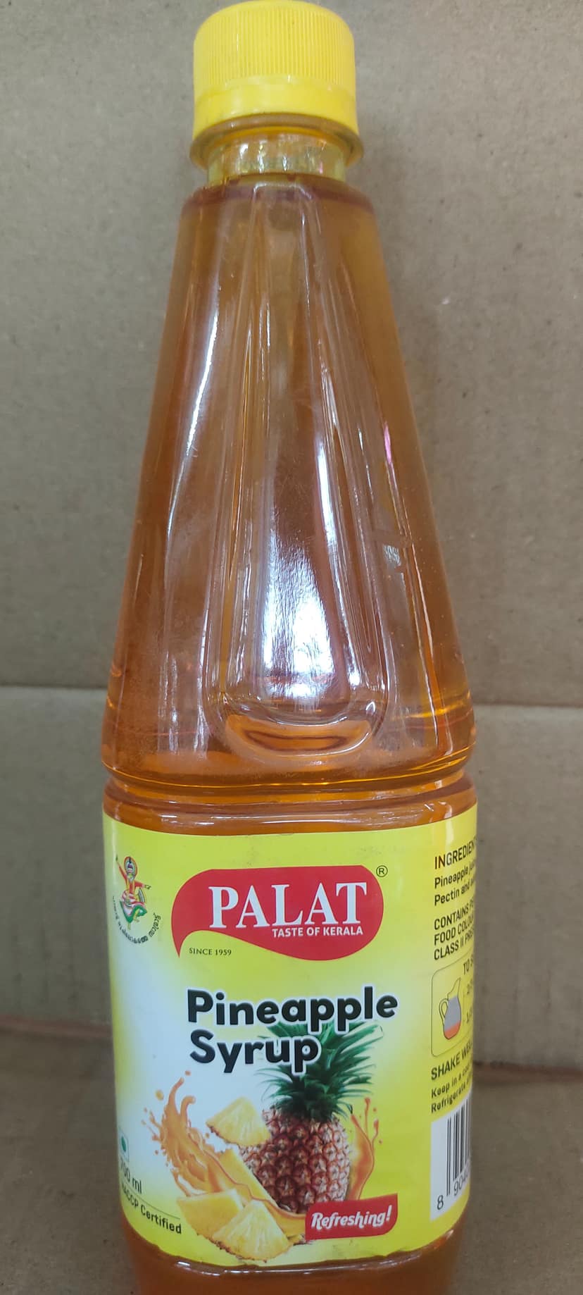 Palat taste of Kerala pineapple syrup juicy and pulpy