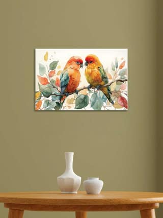 WHISPERS OF AFFECTION WALLART 24in X 16in WITH BLACK FRAME