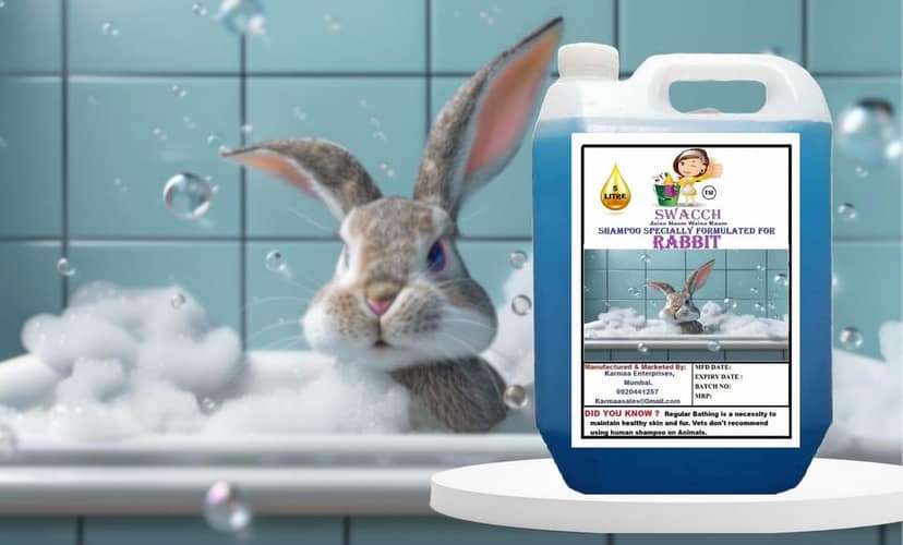 Swacch Shampoo Specially Formulated for Rabbit (5 Litre) Lavender view 2
