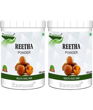 rawmest Reetha Powder 200 gm Pack of 2
