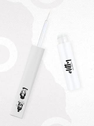 Elitty Pop Eyeliner Long Lasting Smudge Proof Moon Child (White -Matte) 4ml