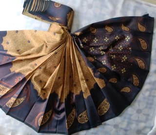 Kubera Silk Cottton Saree with Blouse