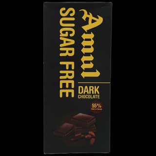 Amul Sugar Free Dark Chocolate, 150 G