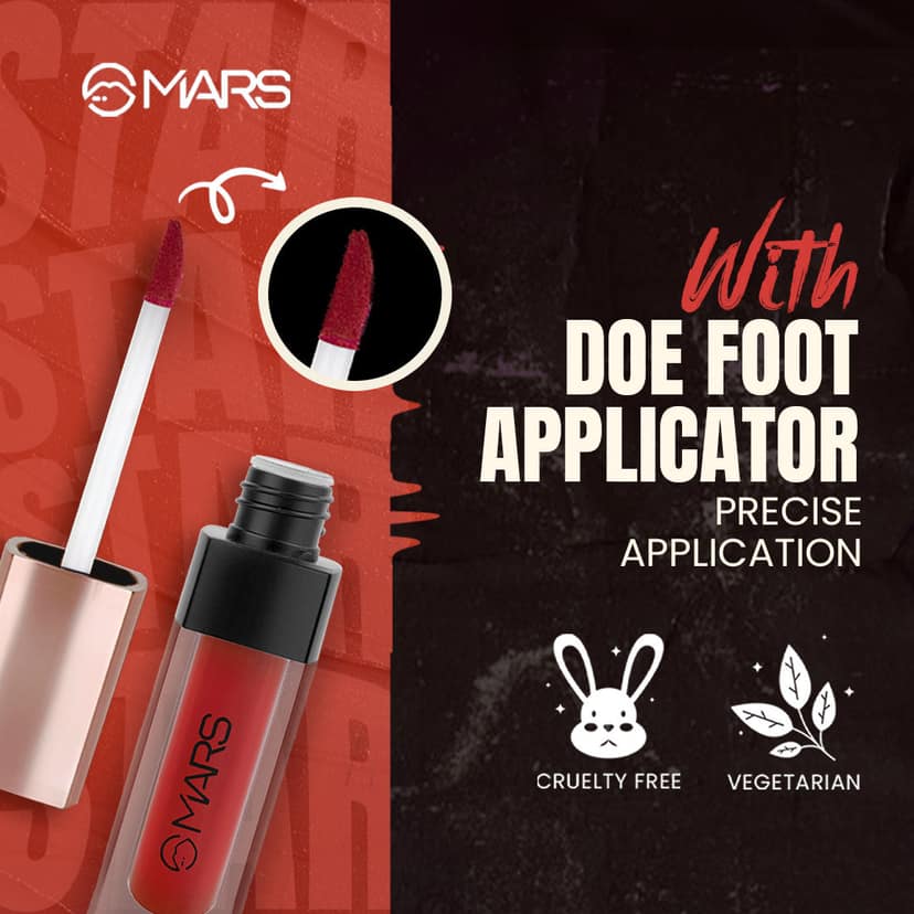 MARS Popstar Non Drying Liquid Mousse Lipstick - Rock On view 2