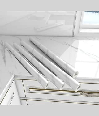 Skyvilla White Marble Wallpaper (60 x 200) cm (Pack of 1)