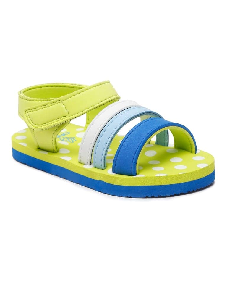 ONYC Premium Butterscotch Kids Sandals for Girls (Lime Green) view 2